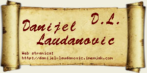 Danijel Laudanović vizit kartica